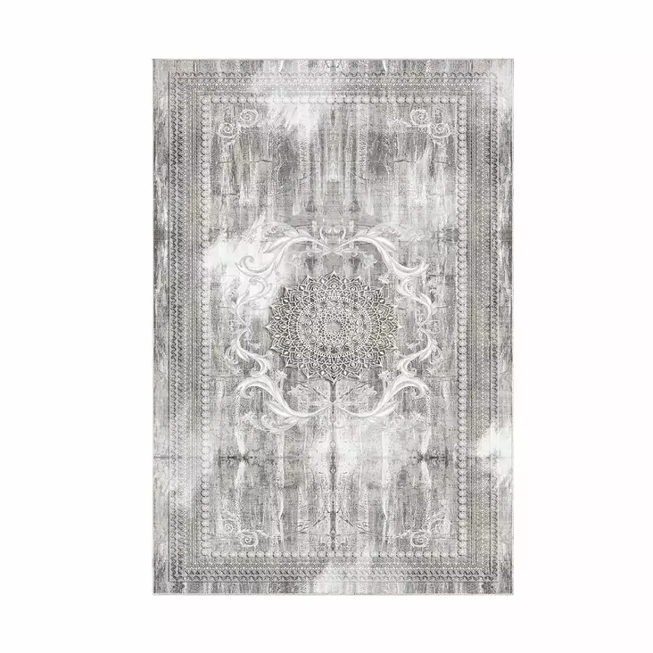 Badrumsmatta Set Mijölnir Flerfärgad 100% Polyester Halkfri Antibakteriell 50x60 cm & 60x100 cm - Badrumsmattor och våtrumsmattor - 8683342420440 - 1