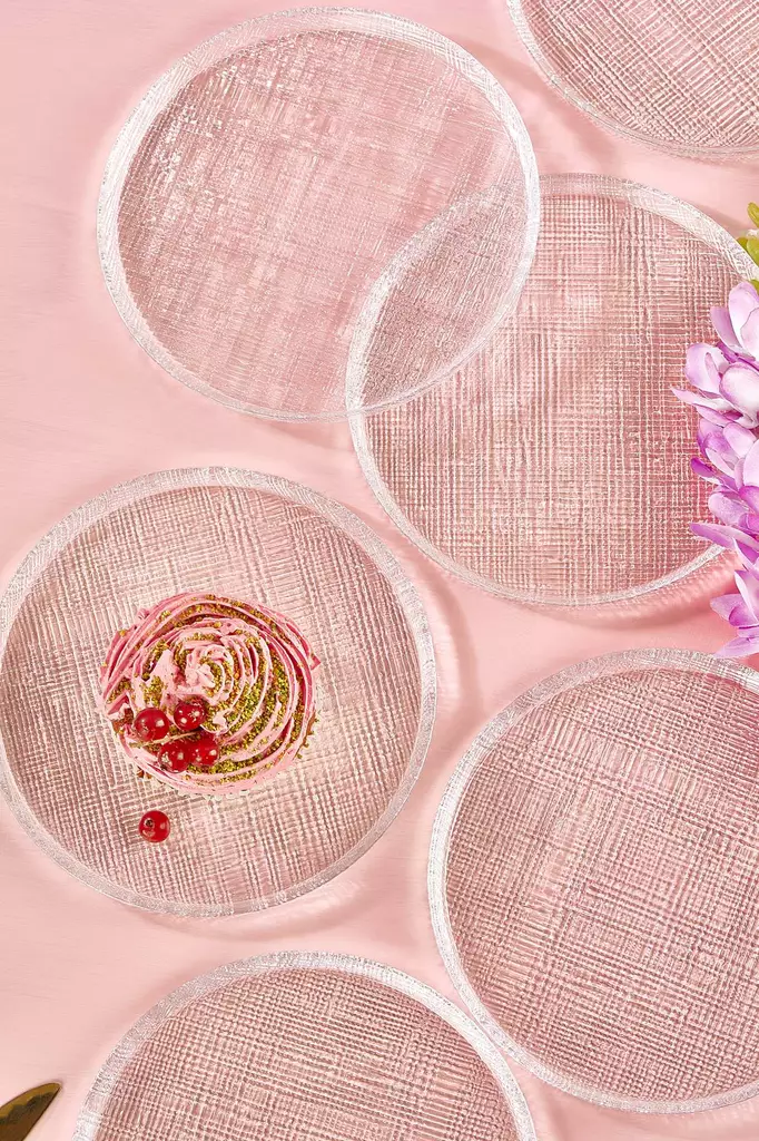 Assietter Set Hermia Felix Transparent Glas 6 Delar - Tallrikar - 8684283785100 - 1