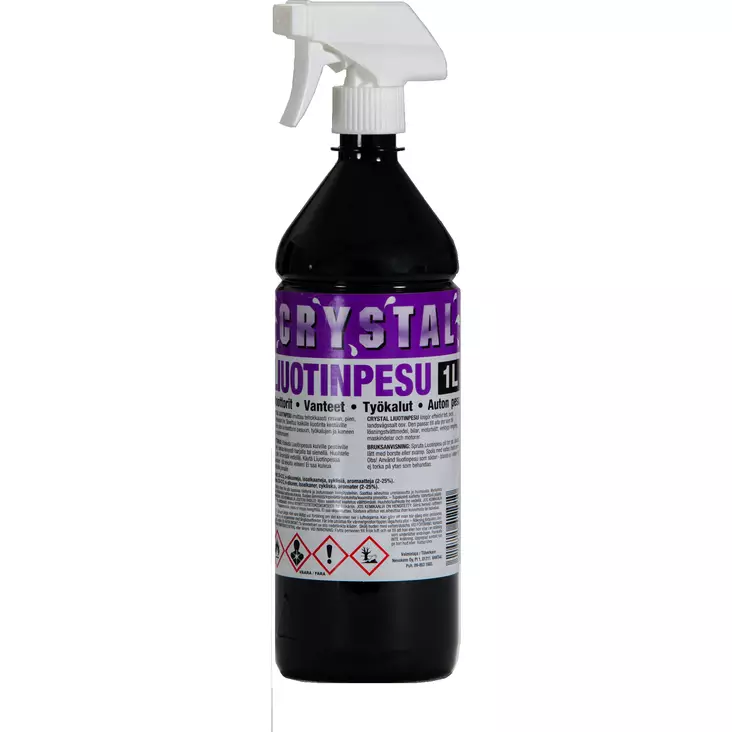 Liuotinpesu 1 l Sumute Crystal - Bilschampo - 6419715411010 - 1