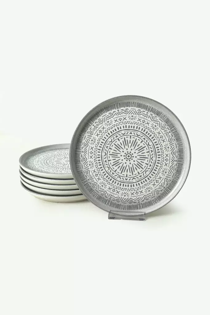 Assietter Set Hermia Matt Vit Keramik 6 Delar - Tallrikar - 8684282565680 - 1