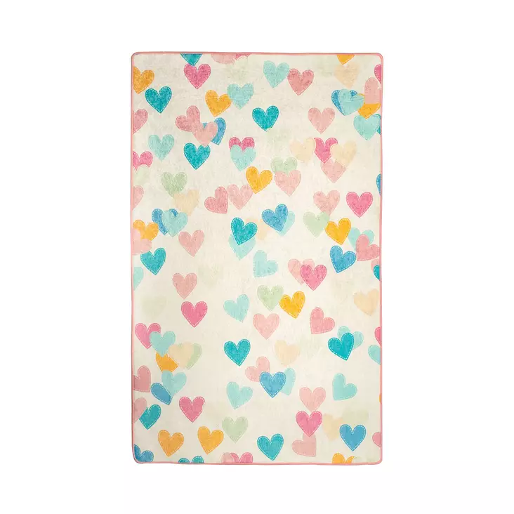 Matta (100 x 160), flerfärgad, 100 x 160 cm, mjuk, antibakteriell - Stora och medelstora mattor - 8681875387490 - 1