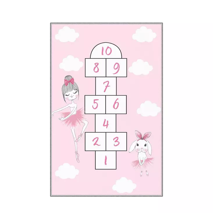 Matta (120 x 180), flerfärgad, 120 x 180 cm, antibakteriell, halkfri - Stora och medelstora mattor - 8682870064010 - 1