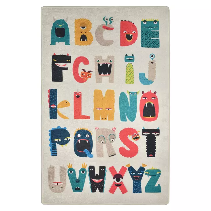 Matta (140 x 190), flerfärgad, 140 x 190 cm, mjuk, antibakteriell - Stora och medelstora mattor - 8681875426700 - 1