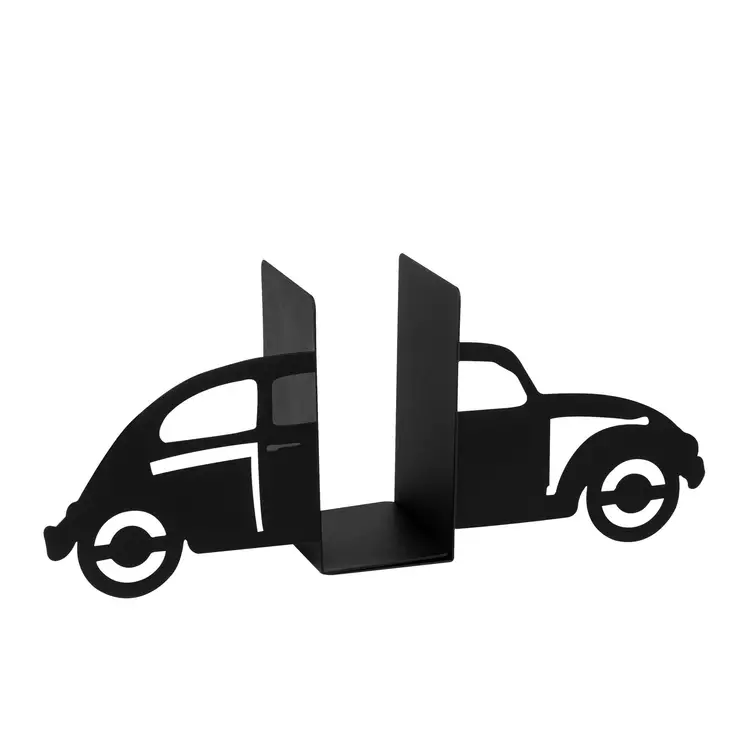 Bokstöd Aberto Design 19 Svart Metall 35x14x22 cm - Dekorationer, prydnadsföremål - 8682870703520 - 1