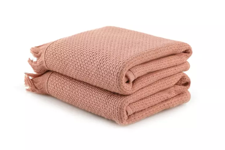 Tvätthandduk Set Mijölnir Laxrosa 100% Mikrobomull 40x60 cm & 40x60 cm - Handdukar - 8684282254270 - 1