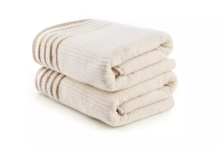 Badrumshandduk Set Mijölnir Cappuccino 100% Mikrobomull 75x150 cm & 75x150 cm - Handdukar - 8684282254140 - 1