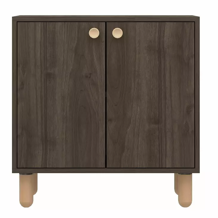 Förvaringsskåp Hanah Home Lina Valnöt Spånskiva 72x73x36 cm - Skåp och byråer - 8684283800780 - 1