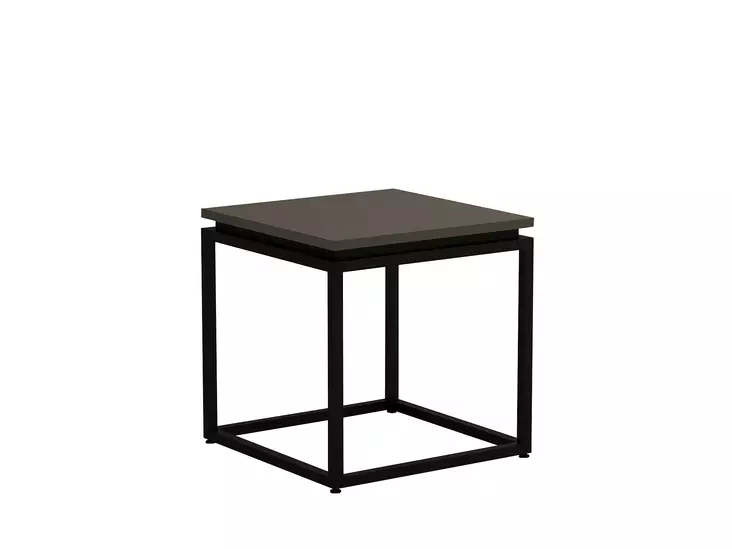 Soffbord Hanah Home Leylak Svart Spånskiva Metall 45x45,5x45 cm - Soffbord - 8682870763760 - 1