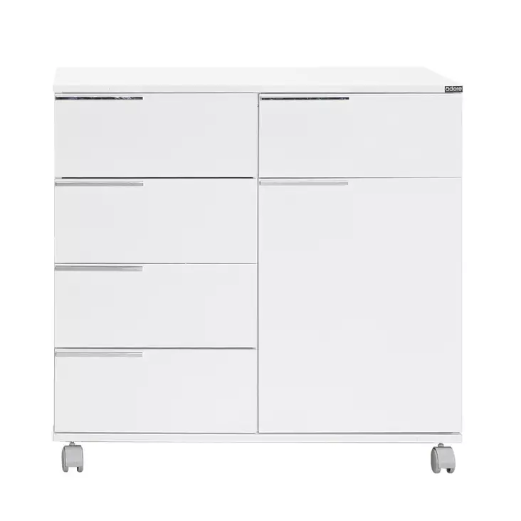 Förvaringsskåp Hanah Home Adr415pp1 Vit Spånskiva 85x81x44 cm - Skåp och byråer - 8682870658370 - 1