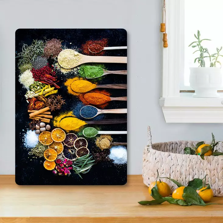 Skärbräda Hermia Flerfärgad Glas 20x30 cm - Köksredskap - 8684283727360 - 1