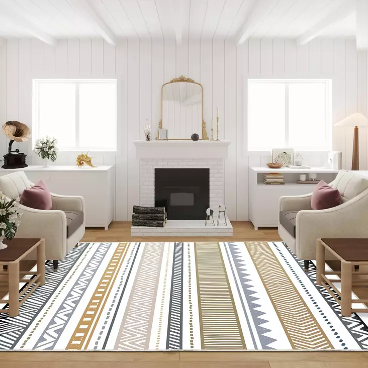 Gångmatta Conceptum W1079 Flerfärgad Polyester 100x200 cm - Stora och medelstora mattor - 8683342895880 - 1