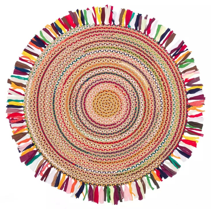 Matta Conceptum X04 Flerfärgad Bomull Polyester 120x120 cm - Stora och medelstora mattor - 8681875426410 - 1