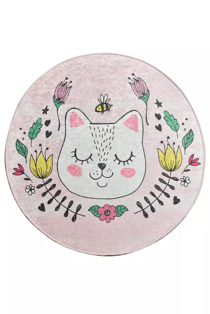 Matta Conceptum Sophie Flerfärgad Polyester 140x140 cm - Runda mattor - 8681875594690 - 1