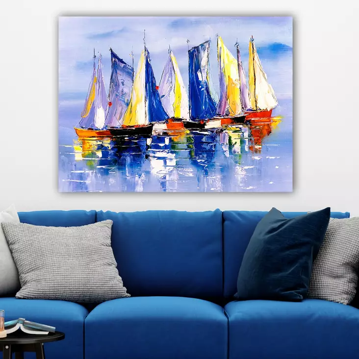 Canvastavla Wallity Flerfärgad Canvas 70x100 cm - Tavlor och ramar - 8682870223080 - 1