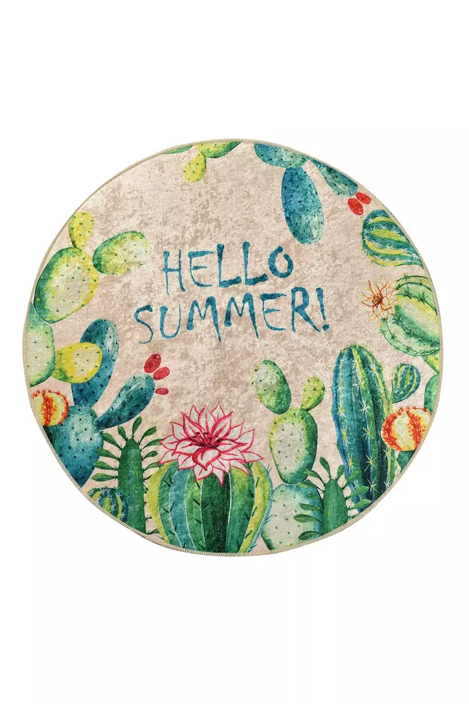 Badrumsmatta Mijölnir Flerfärgad 100% Polyester Antibakteriell Halkfri Maskintvättbar 100 cm - Badrumsmattor och våtrumsmattor - 8681875665710 - 1