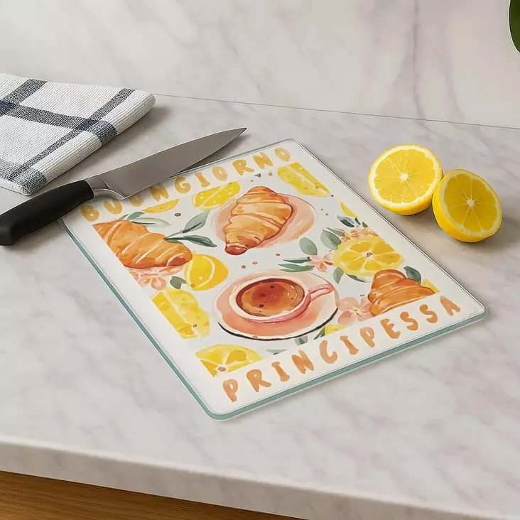 Skärbräda Hermia Flerfärgad Glas 20x30 cm - Köksredskap - 8684283731770 - 1