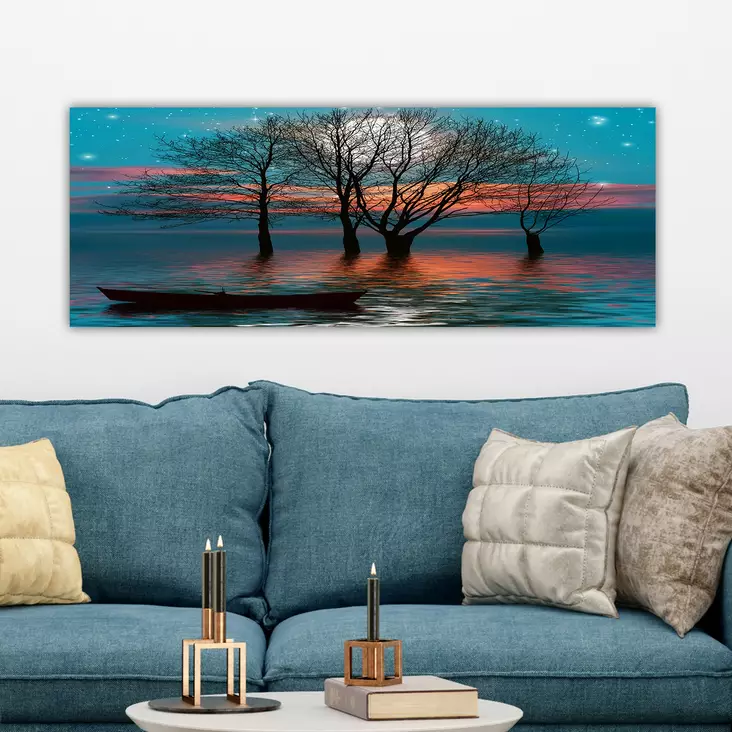 Canvastavla Wallity Flerfärgad Canvas 30x80 cm - Tavlor och ramar - 8682870671560 - 1