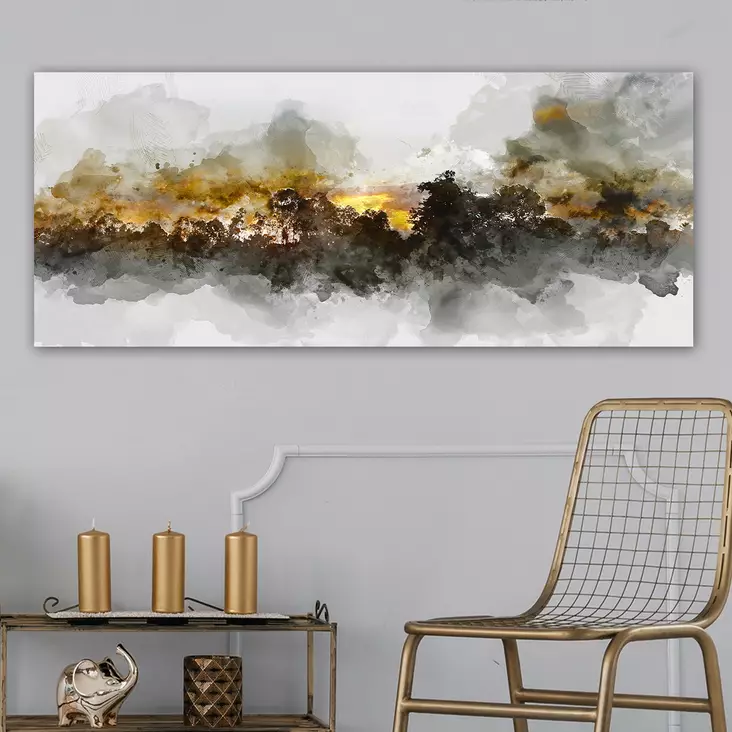 Canvastavla Wallity Flerfärgad Canvas 50x120 cm - Tavlor och ramar - 8682870433410 - 1