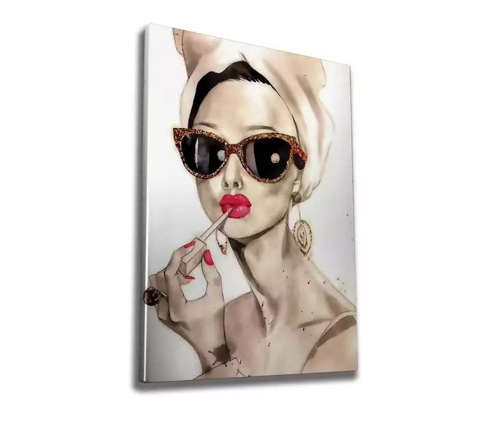 Canvastavla Wallity Flerfärgad Bomull/Polyester 50x70 cm - Tavlor och ramar - 8683342996990 - 1