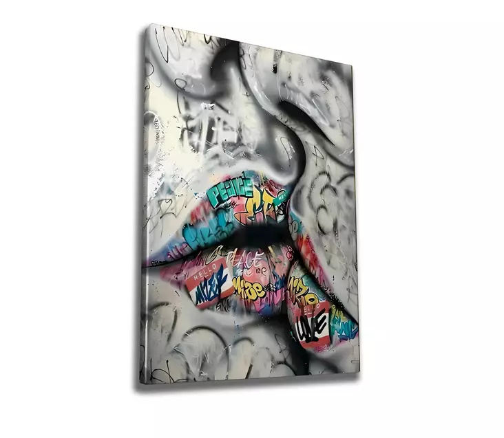 Canvastavla Wallity Flerfärgad Bomull/Polyester 50x70 cm - Tavlor och ramar - 8684282684770 - 1