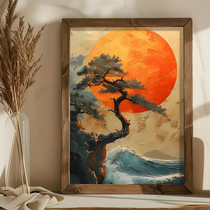 Inramad MDF-tavla Wallity Flerfärgad MDF 35x47 cm - Tavlor och ramar - 8684282617150 - 1