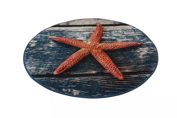 Badrumsmatta Mijölnir Flerfärgad 100% Polyester Antiallergisk Halkfri 100 cm - Badrumsmattor och våtrumsmattor - 8682870129900 - 1