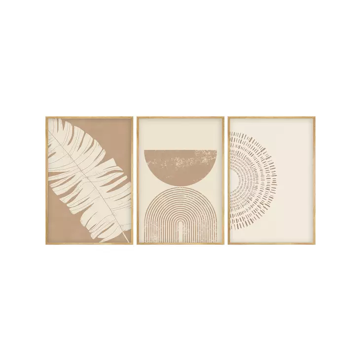 Inramad MDF-tavla Wallity Flerfärgad MDF 50x70 cm 3 Delar - Tavlor och ramar - 8684282976660 - 1