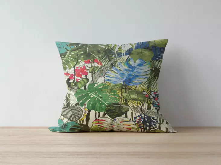 Kuddfodral Aberto Design A1062 Flerfärgad Polybomull 43x43 cm - Prydnadskuddar - 8682870194410 - 1