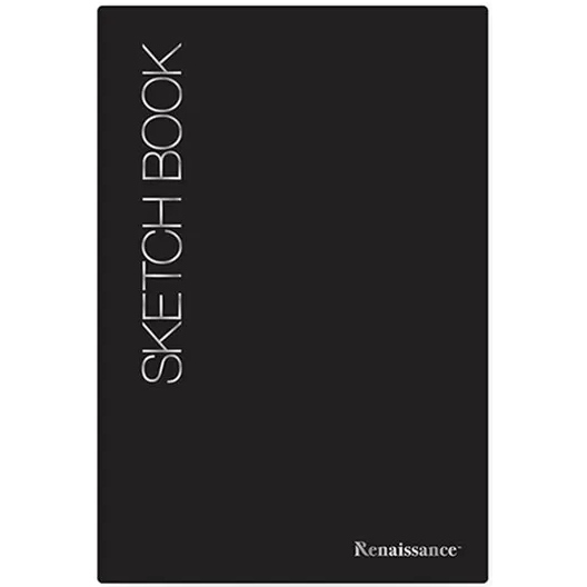 Mustakantinen luonnoslehtiö A5, 100g - Målardukar och tavlor - 8851907198480 - 1