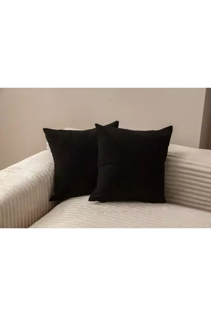 Kuddfodral Set Aberto Design Aberto Black Polyester 43x43 cm - Prydnadskuddar - 8684283133420 - 1