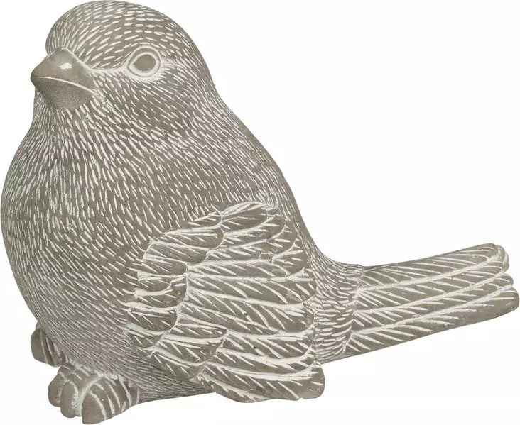 Liten Fågel i Cement 13 cm - Trädgårdsdekorationer - 8720573977210 - 1