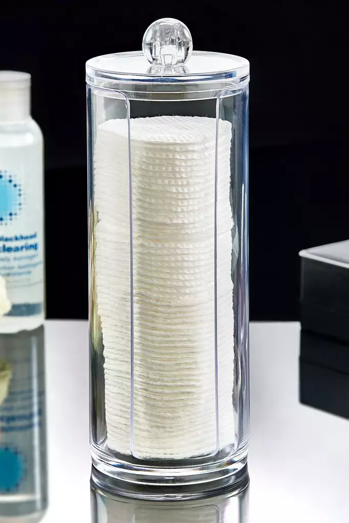 Skrivbordsorganisatör, transparent, 6 x 6 x 17 cm, tålig, stilren, effektiv - Skrivbordstillbehör - 8682870625860 - 1