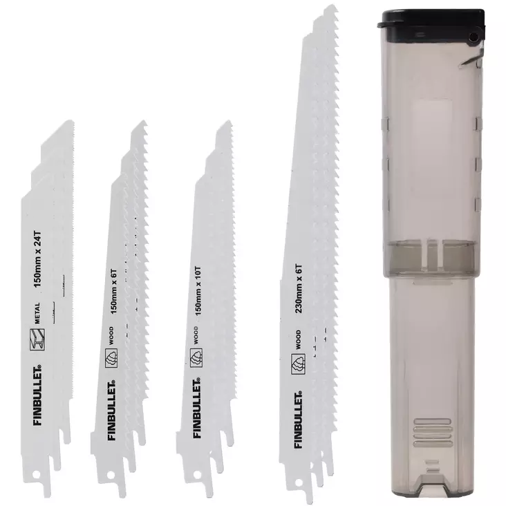 PuukkosahanterÃ¤sarja 12-osainen - Knivsågblad - 6438152026960 - 1