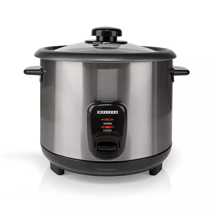 Riskokare | 1,5 l | 500 W | Non stick-beläggning | Avtagbar skål | Ångkorg | Varmhållningsfunktion | Automatisk avstängning - Riskokare - 8711902089940 - 1