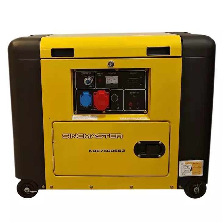 Sinemaster KDE7500SS3 400V dieselaggregat - Elverk - 6438014342610 - 1