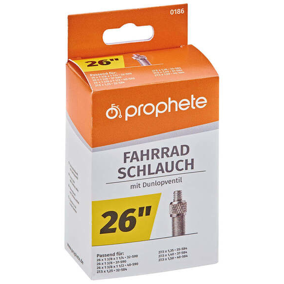 Innerslang 26 x 1,3/8 - Cykeldäck - 4009208001860 - 1