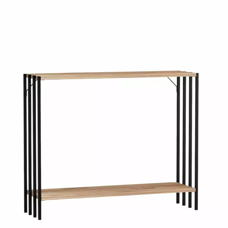 Sideboard Hanah Home Verona Svart Spånskiva Metall 90x74x26 cm - Sidobord och extrabord - 8683742109860 - 1