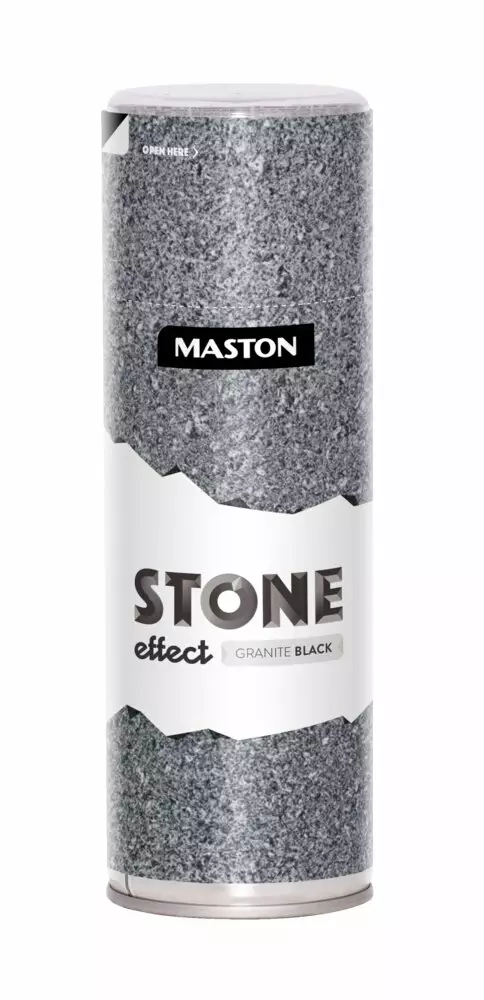 Spraymaali granite black stone effect 40 - Sprayfärger - 6412490036980 - 1
