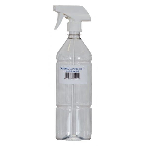 Sumutepullo 1L liuotinkestÃ¤vÃ¤ Crystal - Andra städredskap - 6419715999020 - 1