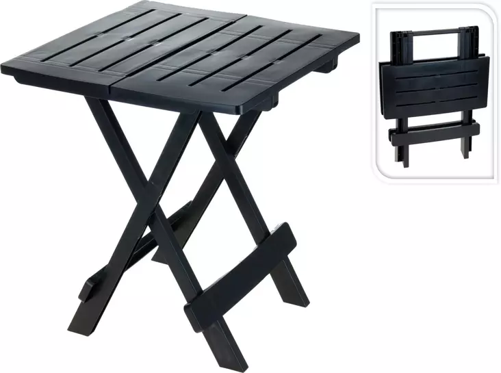 Fällbord för utomhusbruk antracit 44x44x50 cm - Andra trädgårdsmöbler - 8009271607200 - 1