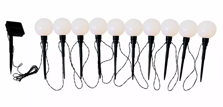 Tirol Solar pollarisetti 10-os. 8 cm - Solcellslampor - 6435200312730 - 1