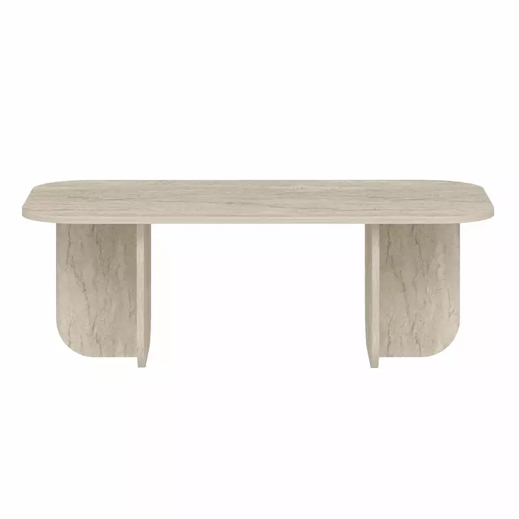 Soffbord Hanah Home Becaj Travertine Spånskiva 120x41,4x60 cm - Soffbord - 8684283801350 - 1