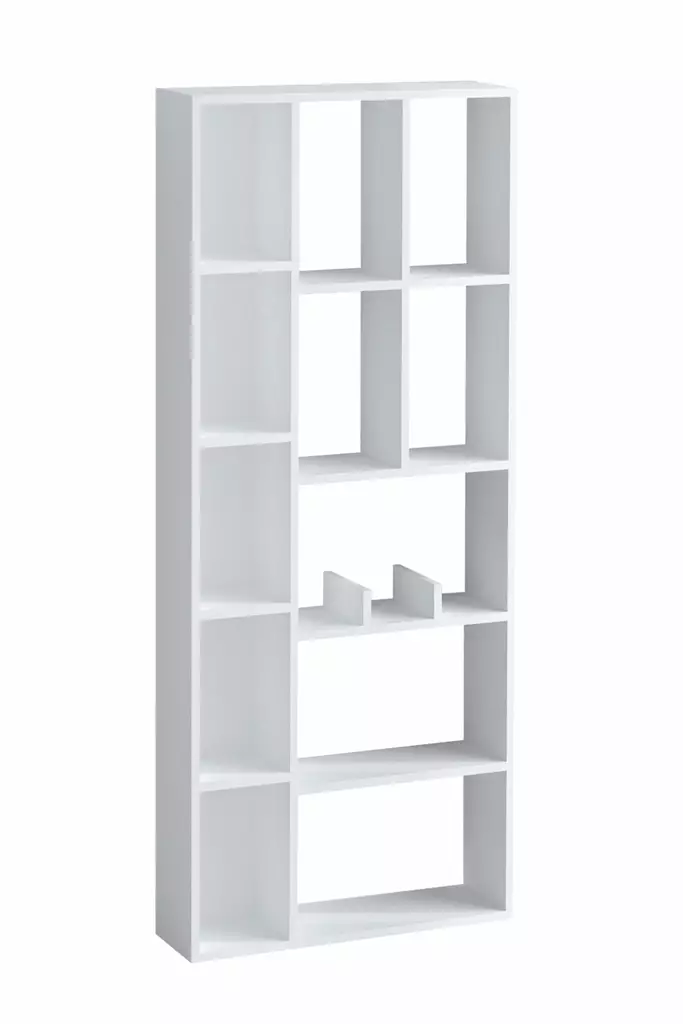 Bokhylla Hanah Home Uranüs Vit Spånskiva 75x170x18 cm - Bokhyllor - 8683743015870 - 1