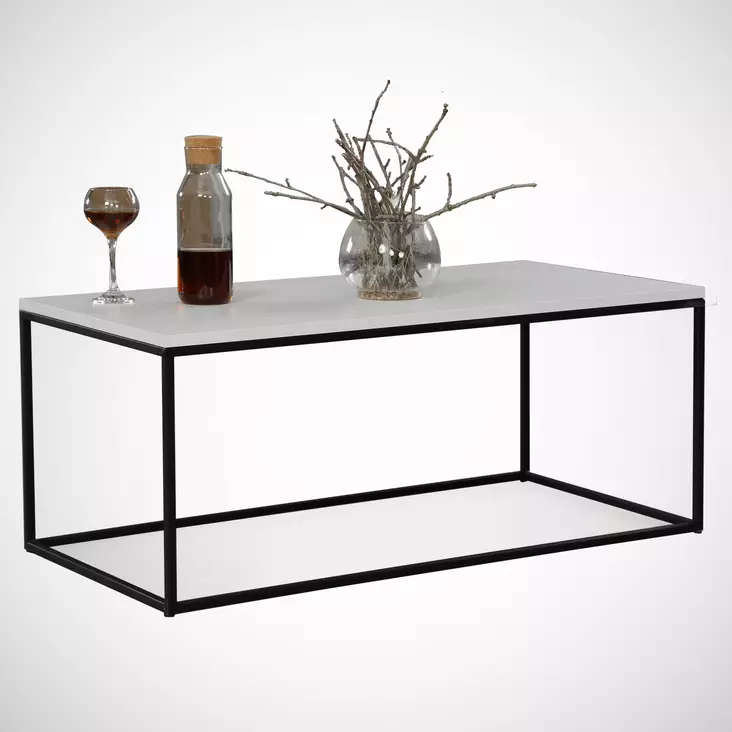 Soffbord Hanah Home Cosco Vit Spånskiva 95x43x55 cm - Soffbord - 8681875560060 - 1