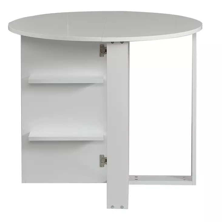 Fällbart Bord Hanah Home Middle Vit Spånskiva 90x77x45 cm - Bord - 8681875178890 - 1