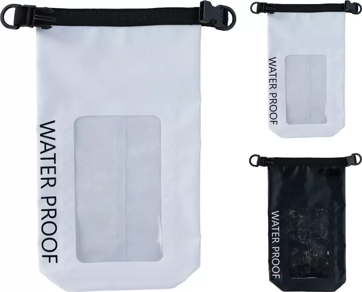 Vattentät drybag 5 liter med mobilficka PVC - Universella - 8721037807500 - 1