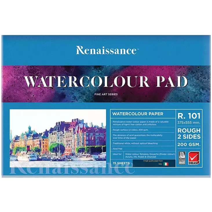 VesivÃ¤rilehtiÃ¶ 375 x 555 mm, 200 g/mÂ² - Målardukar och tavlor - 8851907104580 - 1