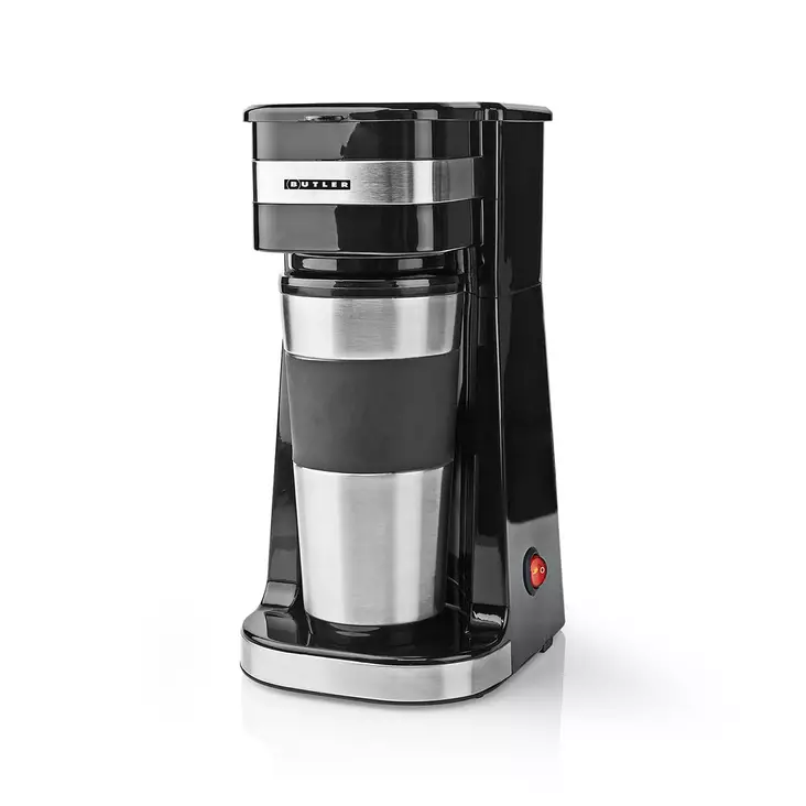 Kaffebryggare för en portion | 0,4 l | 750 W | Isolerad resemugg | Automatisk avstängning | Svart - Kaffebryggare och vattenkokare - 8711902090120 - 1