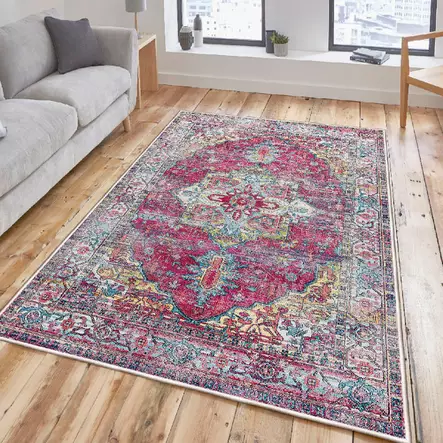 Matta Conceptum Wooson?l114 Vit Bomull 80x150 cm - Små mattor och gångmattor - 8683742638551 - 2