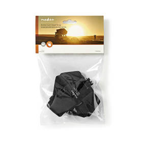 Action Kamera Fäste | Huvud Strap | Svart - Actionkameror och tillbehör - 5412810294091 - 2